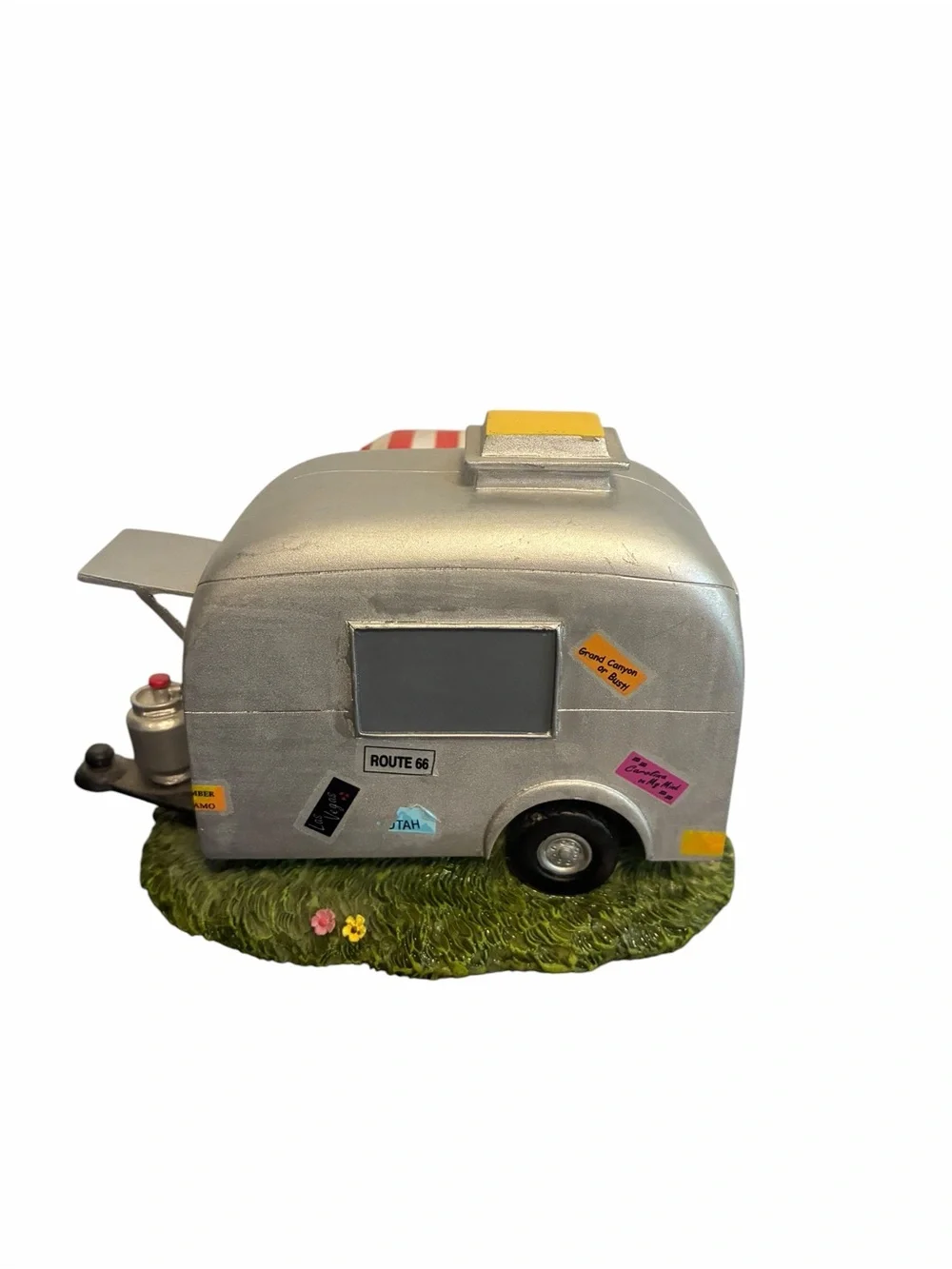 Faithful Fuzzies Two For The Road Bear Camping Figurine 1650A Airstream BBQ